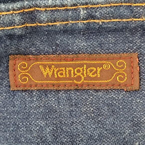 Vintage 80s Wrangler Jeans Womens 2 26x32 Medium-Wash Fraying USA - Picture 6 of 16
